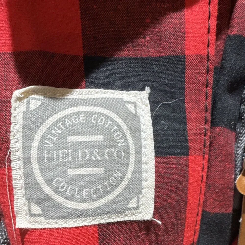 Ampersand Avenue Field & Co. Red/Black Plaid Backpack 20L Fits 13